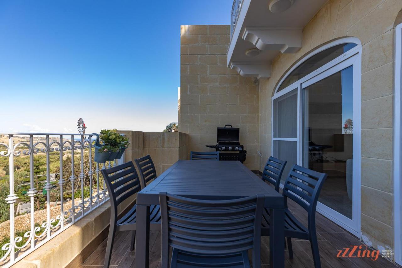 Gozo - Apartment With Stunning Views & Shared Pool Xaghra Exterior photo