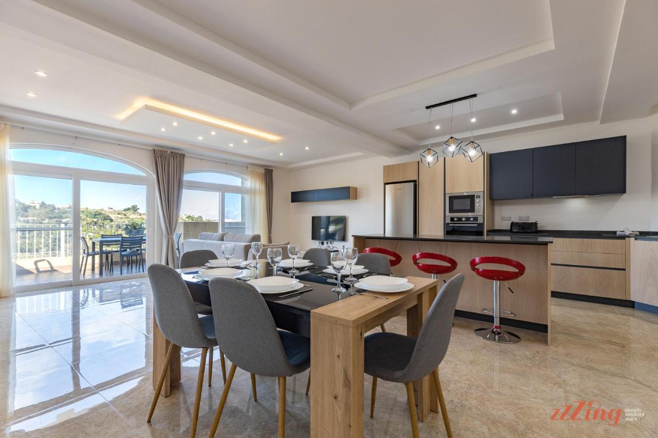 Gozo - Apartment With Stunning Views & Shared Pool Xaghra Exterior photo